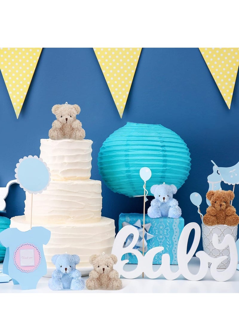 Plush Teddy Bear Pendant, Mini Plush Animal Soft Bear Doll Toys for Keychain Bag DIY Decorations, Birthday Wedding Graduation Gifts, Gift Box Filled Party Decorations (8pcs)