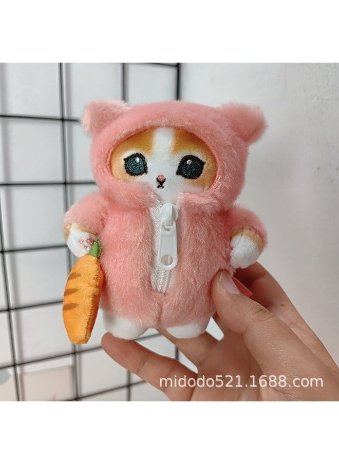 Cute Shark Cat Sanrio Collaboration Second Wave Coolmi Cinnamoroll Twin Stars Plush Toy Keychain