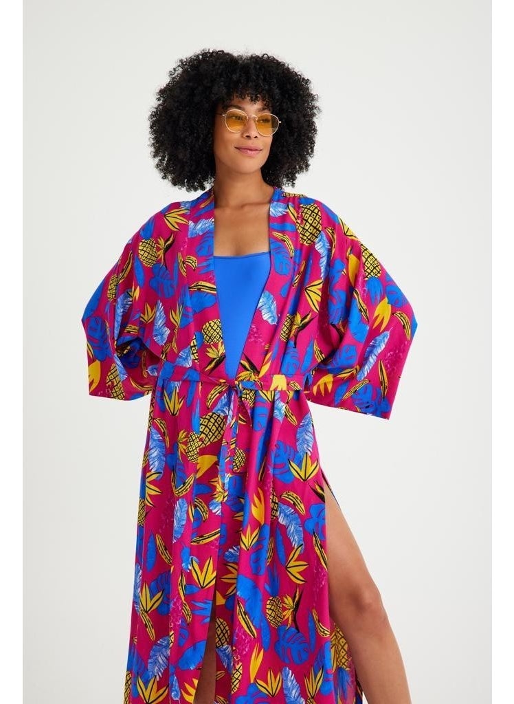 Pune Model Kimono - Pareo Beach Dress Swimsuit Top Kimono - Women's Kimono