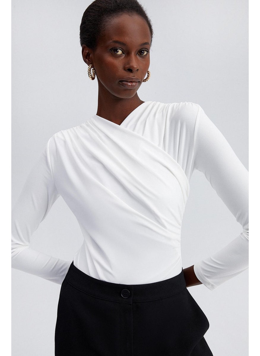 Prive Draped Snap Body