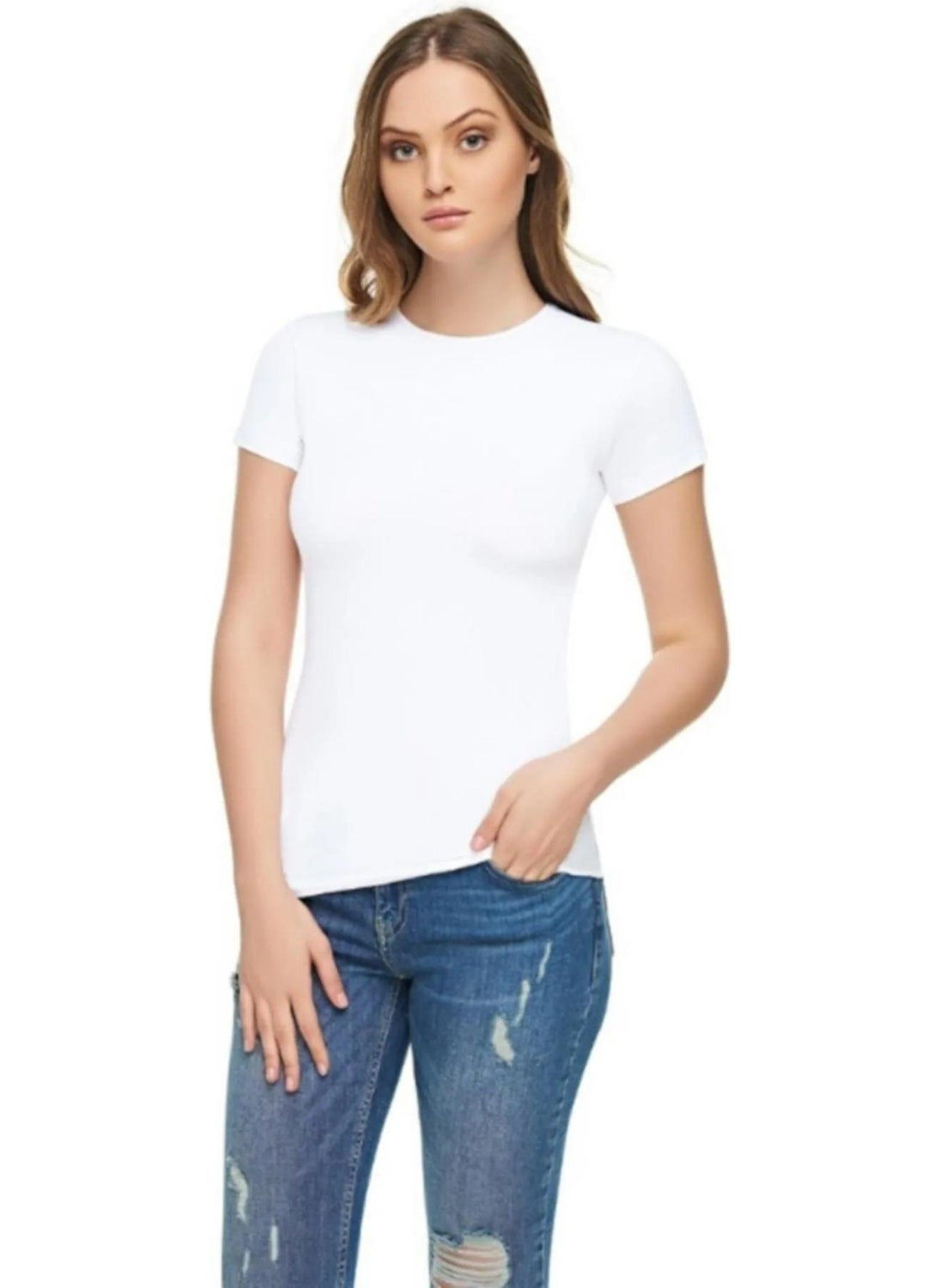 Women's Half Sleeve Lycra Undershirt Athlete 2202- 2 Pieces