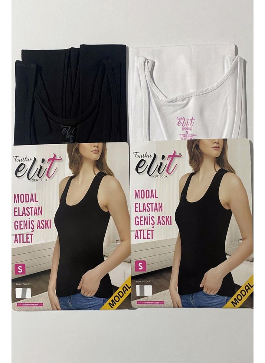 Women's Modal Lycra Wide Strap Undershirt 2002 - 6 Pieces