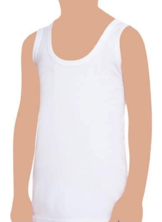 Tutku 125 Kids Ribbed Undershirt (Piece of 6)