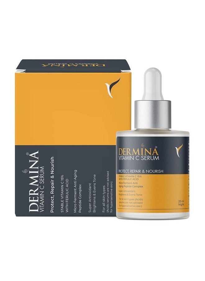 Dermina’s Skin-brightening Vit C Serum - Protect, Repair, and Nourish