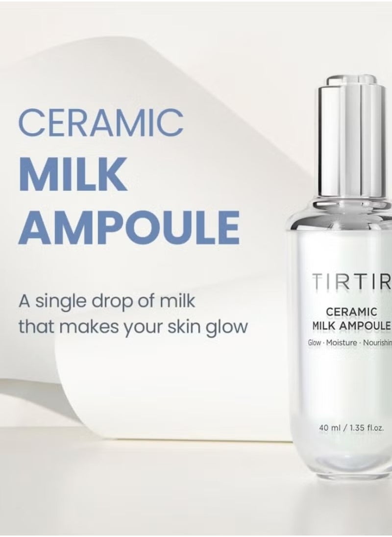 Tirtir Ceramic Milk Ampoule – Hydrating and Soothing Serum with Ceramides – 40ml