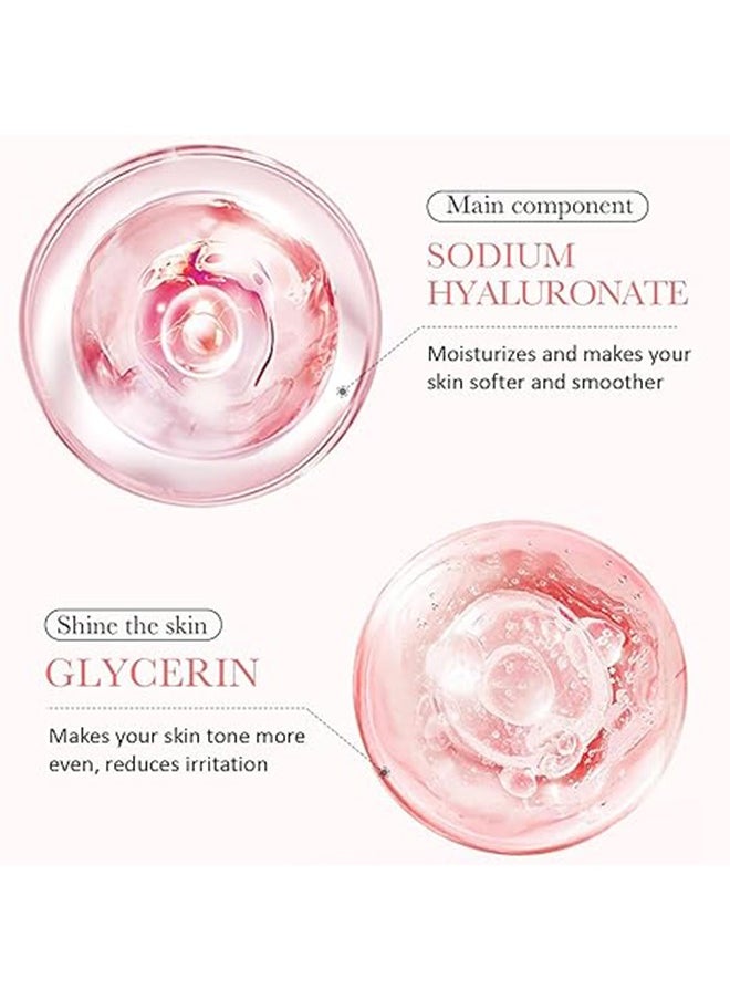 Rose Hyaluronic Acid，98% Moisturizing Essence Facial Serum Hydration Shrink Pores Anti-Oxidation Nourishes 30ml
