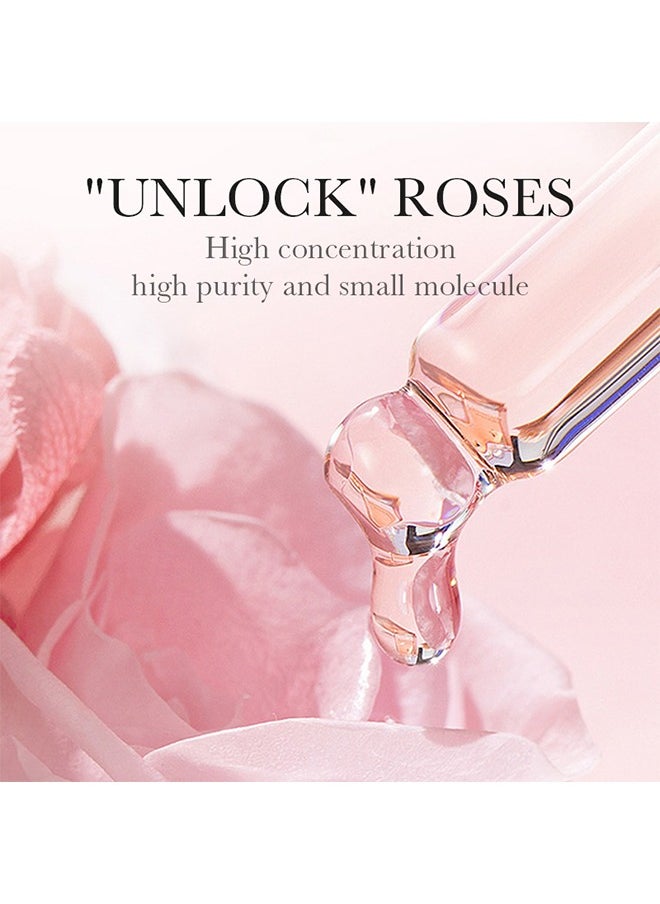 Rose Hyaluronic Acid，98% Moisturizing Essence Facial Serum Hydration Shrink Pores Anti-Oxidation Nourishes 30ml