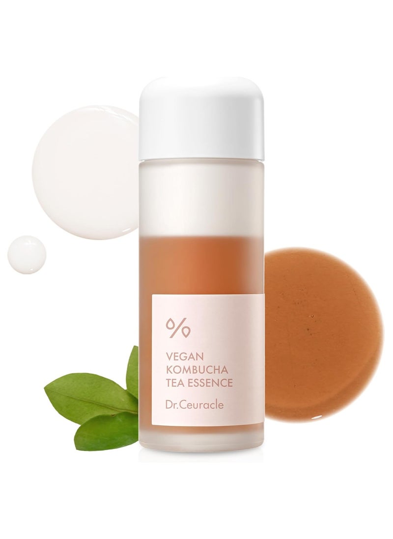 Dr. Ceuracle Vegan Kombucha Cream Essence, Cruelty Free The Most Effective All-In-One Serum Korean Skin Care Contains Kombucha, Tea Extract 78%, Camellia, Sunflower Seed Oil Not Tested On Animals