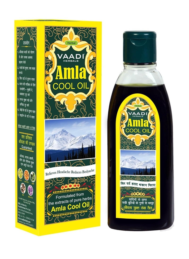 Vaadi Herbals Amla Cool Oil with Brahmi and Amla Extract, 200ml