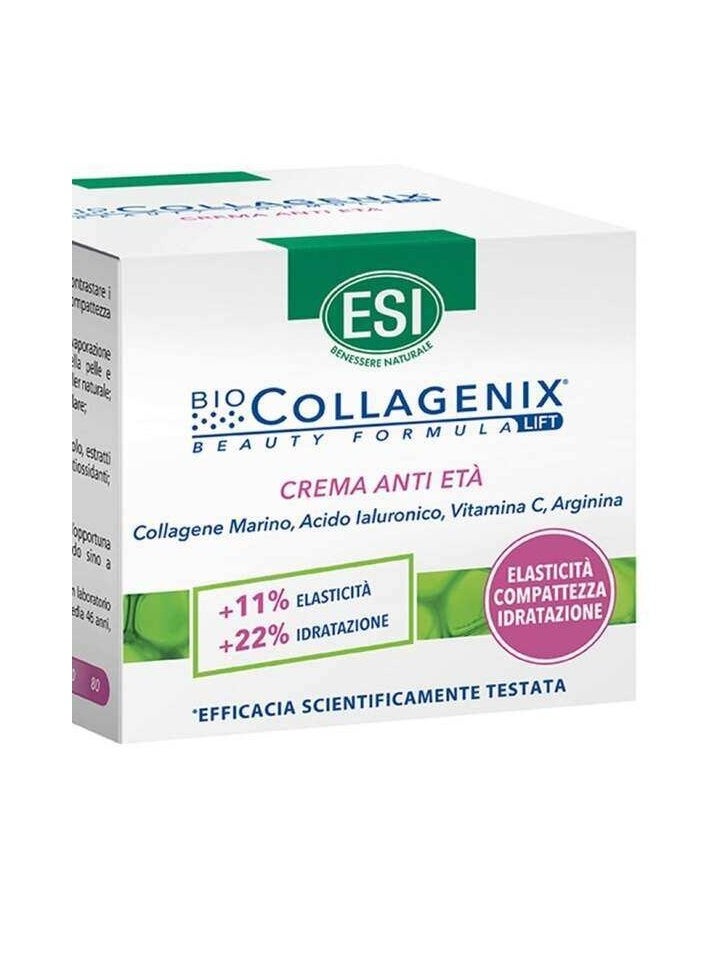 ESI Bio Collagenix Hydrating, Firming & Anti-Aging Face Cream with Hyaluronic Acid, Arginine & Vitamin C 50 ml