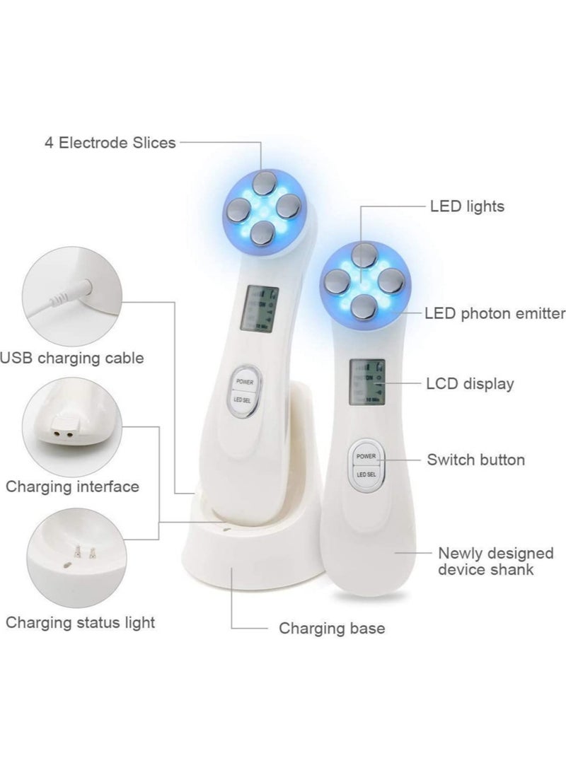 Ultimate Skincare Bundle Ultrasonic Deep Cleanser 6 In 1 Ems Slimming Led Massager