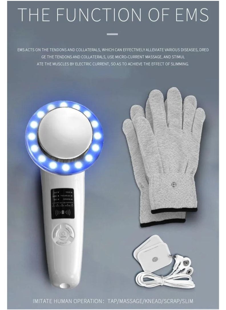 Ultimate Skincare Bundle Ultrasonic Deep Cleanser 6 In 1 Ems Slimming Led Massager