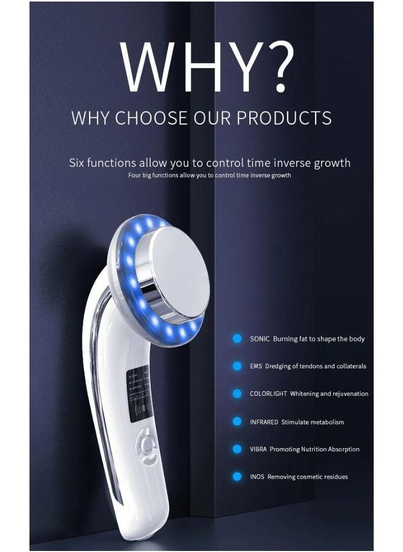 Ultimate Skincare Bundle Ultrasonic Deep Cleanser 6 In 1 Ems Slimming Led Massager