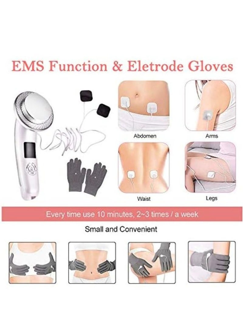 Ultimate Skincare Bundle Ultrasonic Deep Cleanser 6 In 1 Ems Slimming Led Massager