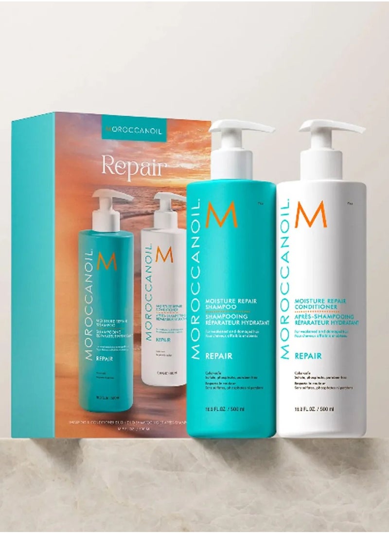 Moroccanoil  Moisture Repair Shampoo & Conditioner DUO Set 2x 500 ml