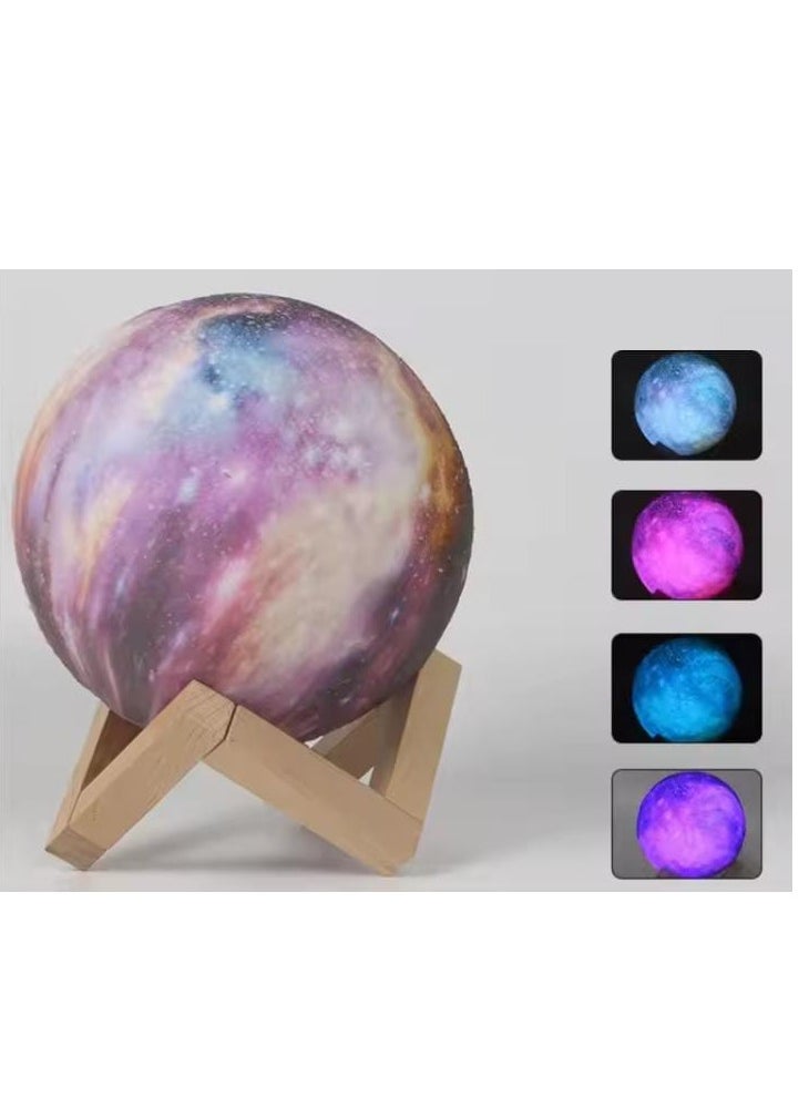 3D Moonlight LED Night Light Lamp with Stand and Remote/Touch Control