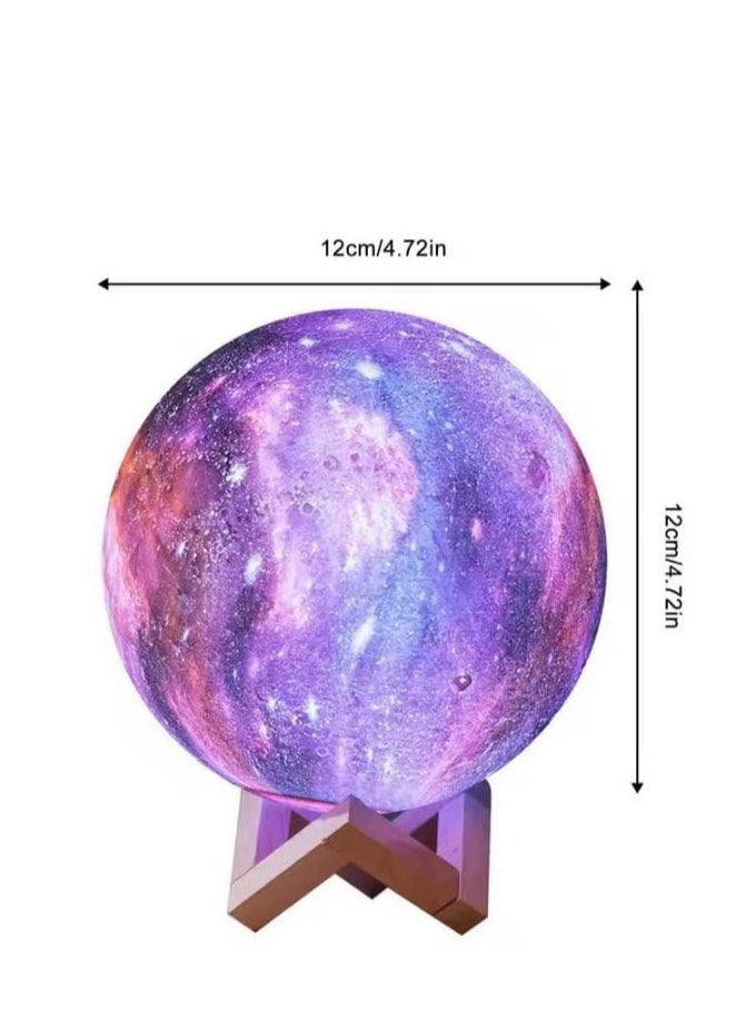 3D Moonlight LED Night Light Lamp with Stand and Remote/Touch Control