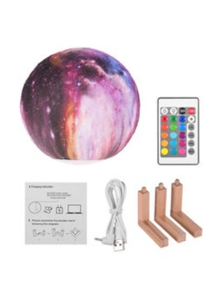 3D Moonlight LED Night Light Lamp with Stand and Remote/Touch Control
