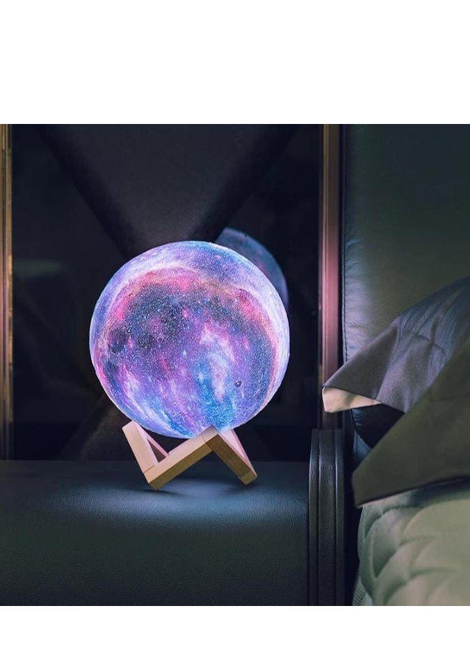 3D Moonlight LED Night Light Lamp with Stand and Remote/Touch Control