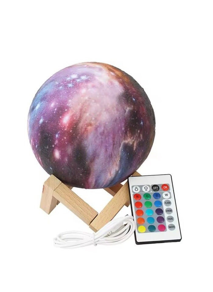 3D Moonlight LED Night Light Lamp with Stand and Remote/Touch Control