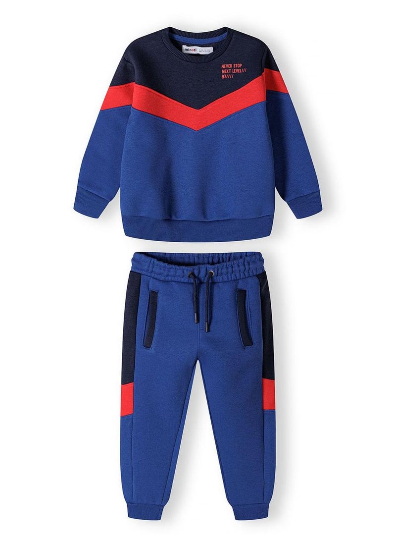 Boys Cotton Sweatshirt And Jogpant Set