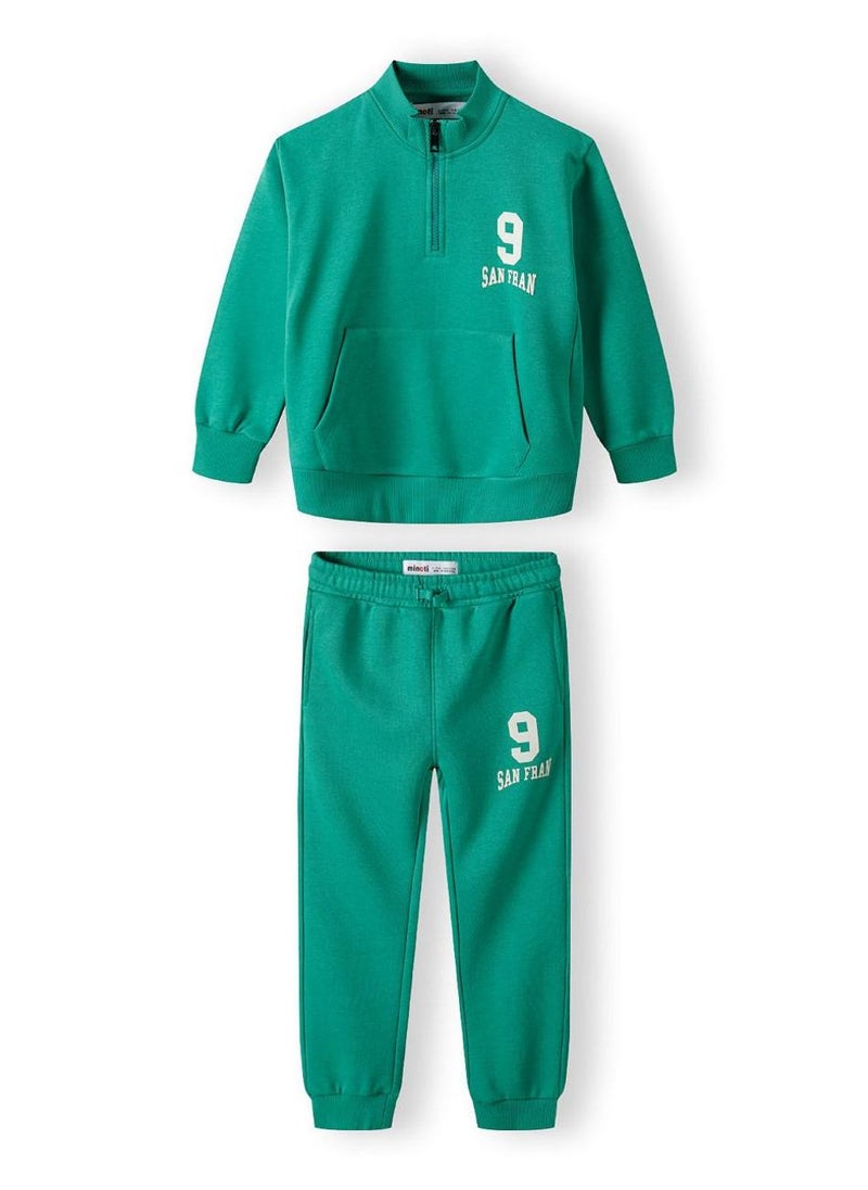 Baby Half Zip Top And Joggers Set