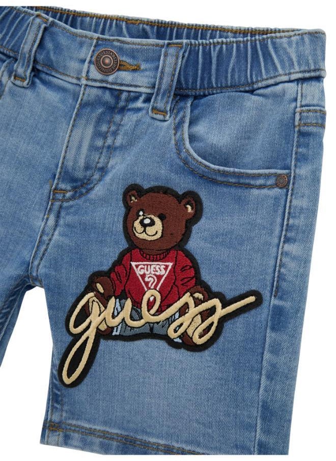 Kids Stretch Denim Shorts