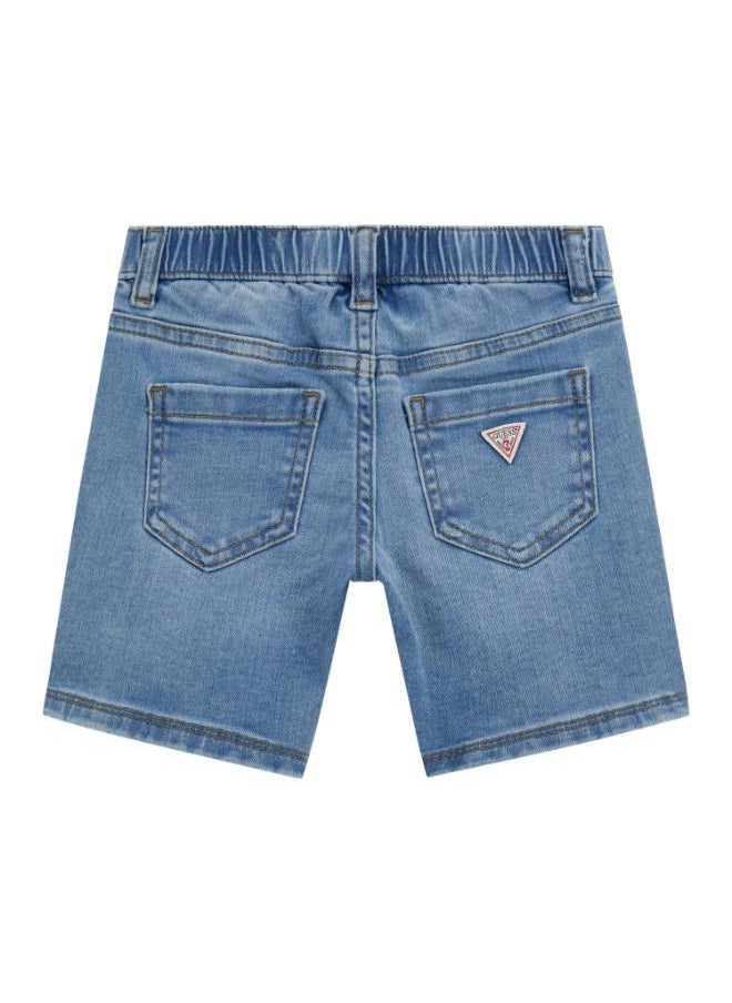 Kids Stretch Denim Shorts