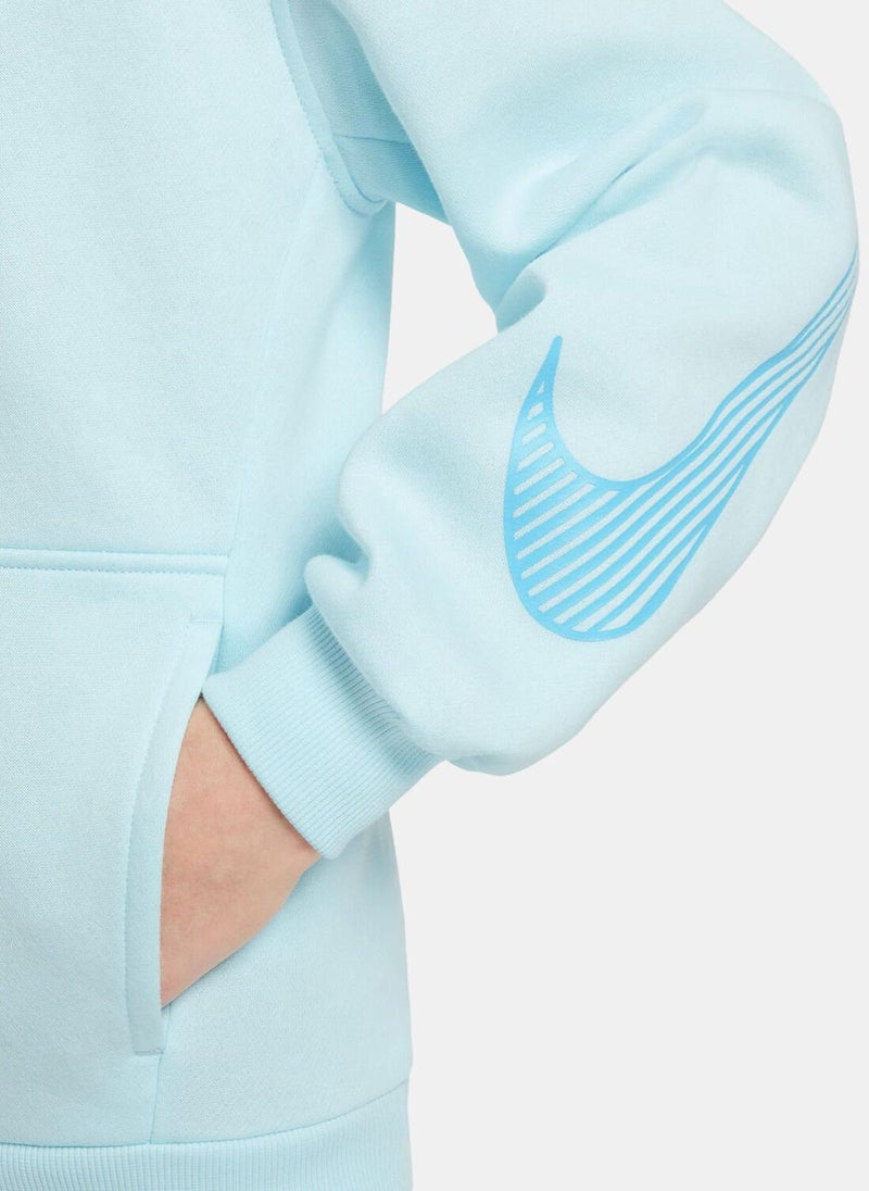 Kids' Kylian Mbappé Nike Club Fleece Hoodie (Older Kids)