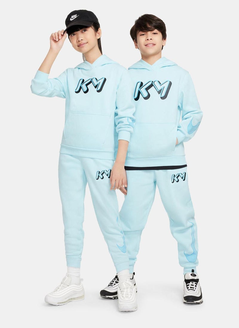 Kids' Kylian Mbappé Nike Club Fleece Hoodie (Older Kids)