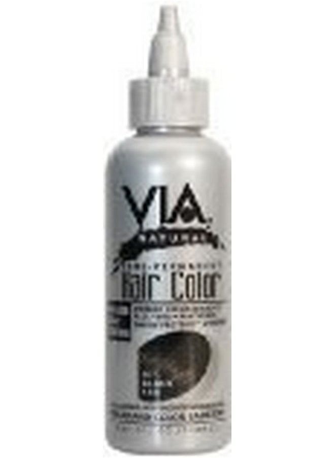 VIA Natural Semi Permanent Hair Color - #130 Jet Black 4 oz.