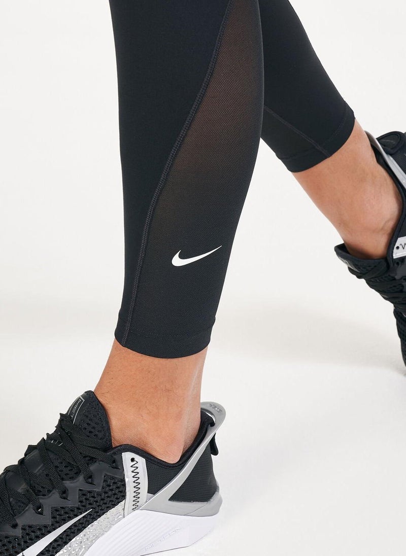 Women's One Mid-Rise 7/8 Mesh-Panelled Leggings