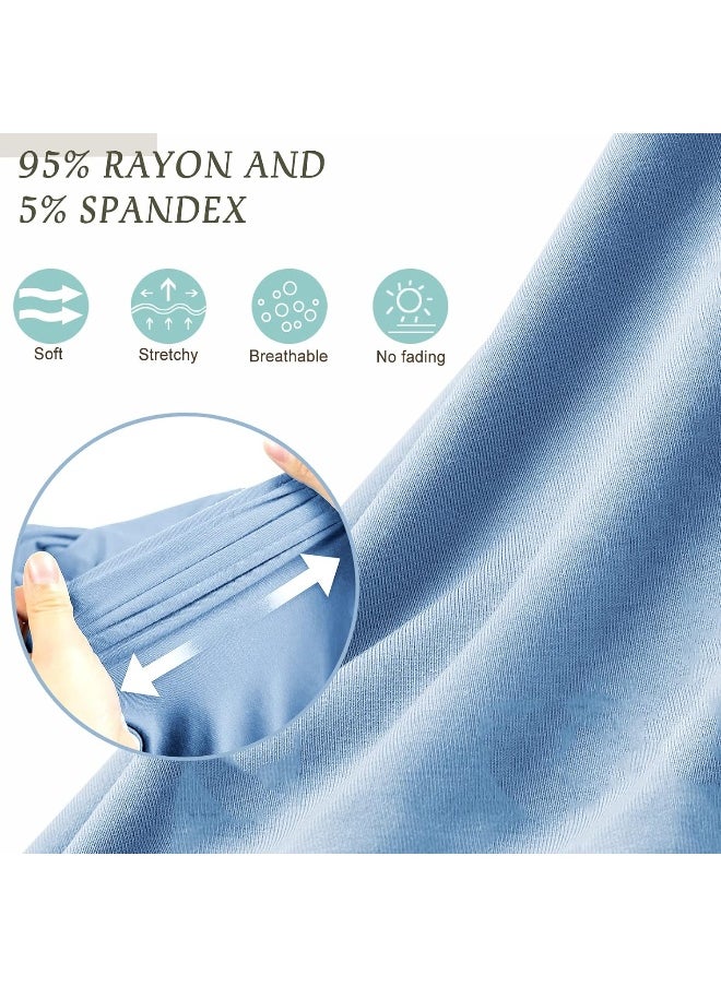 OWLOWLA Newborn Swaddle Set Stretch Wrap Swaddle Receiving Blanket for Baby Boy Girl
