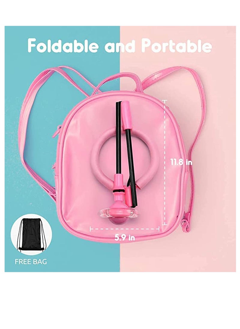 Kids Foldable PVC & PP Materials Ankle Skip Ball Flash Jump Colorful Sports Swing Ball, Fitness Jump Rope Fat Burning Game for Adults and Children