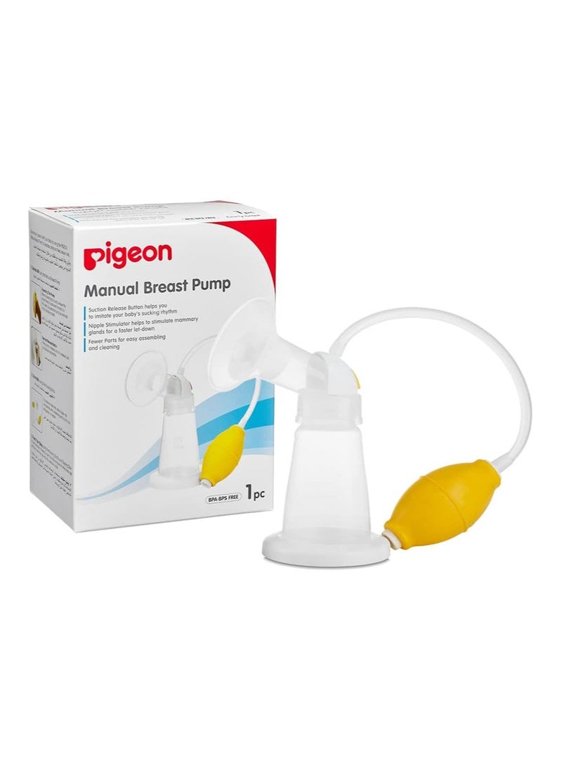 Pigeon Manual Breast Pump Suction Release Button Nipple Stimulator One Size