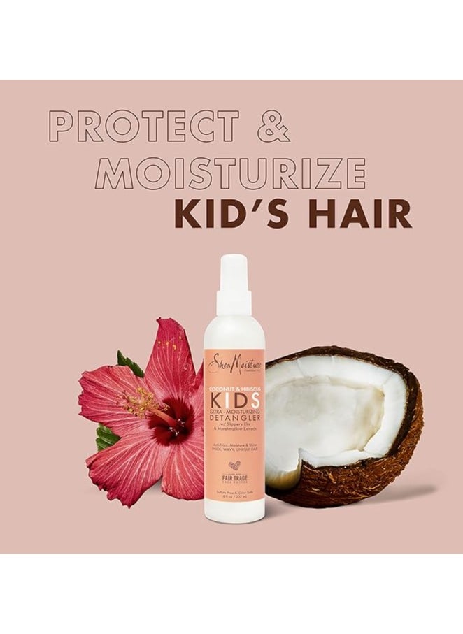 SheaMoisture, Kids Extra-Moisturizing Detangler, Coconut & Hibiscus, 8 fl oz (237 ml)