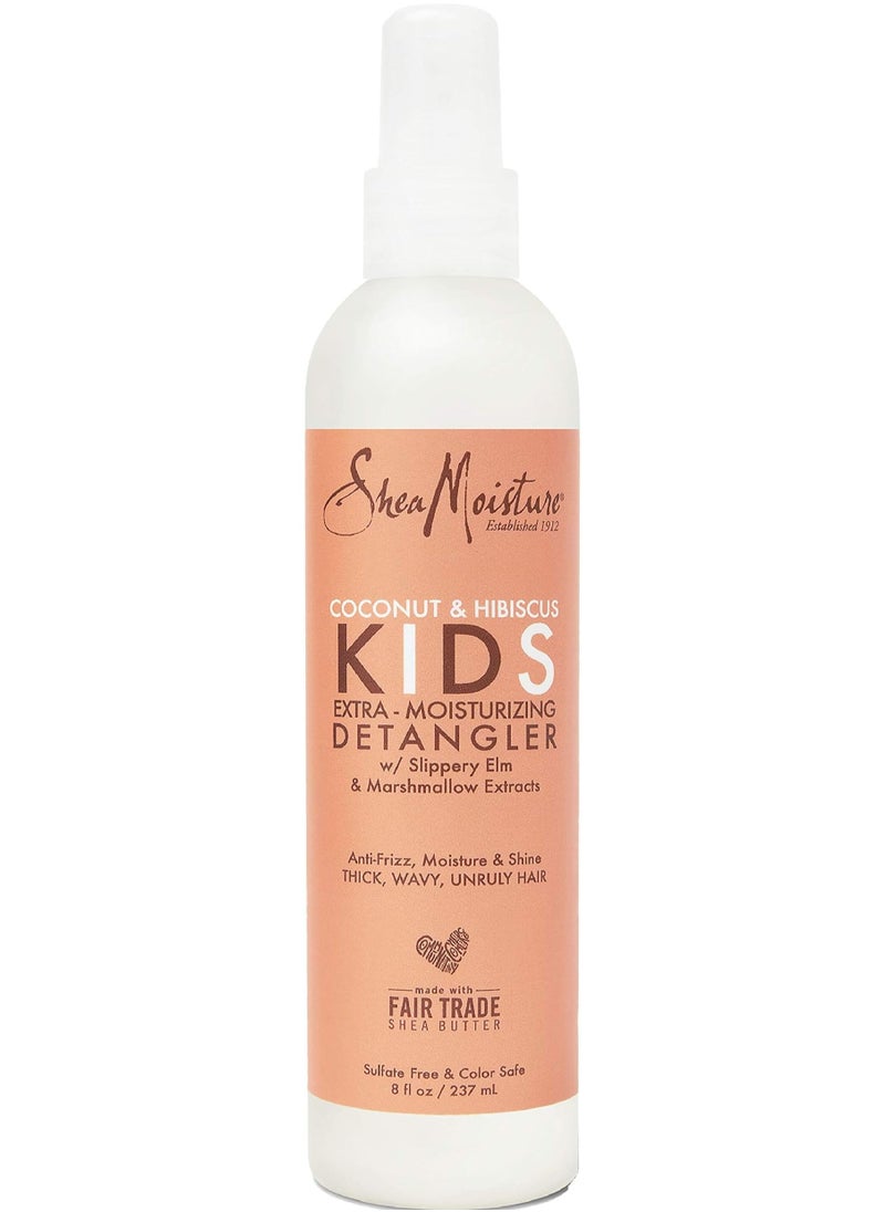 SheaMoisture, Kids Extra-Moisturizing Detangler, Coconut & Hibiscus, 8 fl oz (237 ml)