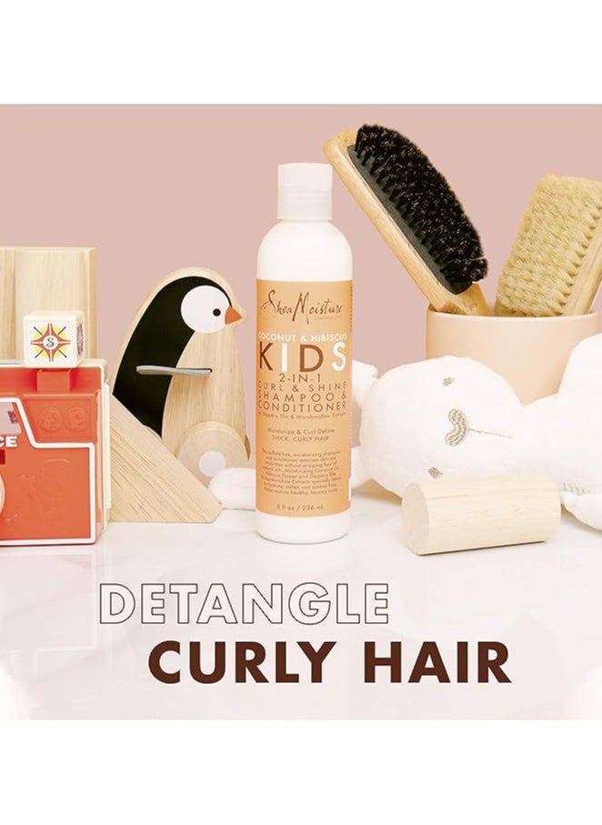 SheaMoisture, Kids Extra-Moisturizing Detangler, Coconut & Hibiscus, 8 fl oz (237 ml)