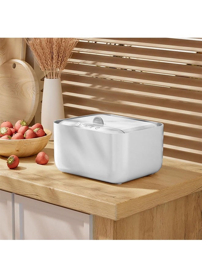 CONOYAR Baby Wipe Warmer With 3 Level Surround Temperature Control, Large Capacity Diaper Water Wipes Warmer with LED light for Most Wipe, Towel, Wet Wipe Dispenser Holder Lock in Freshness, White