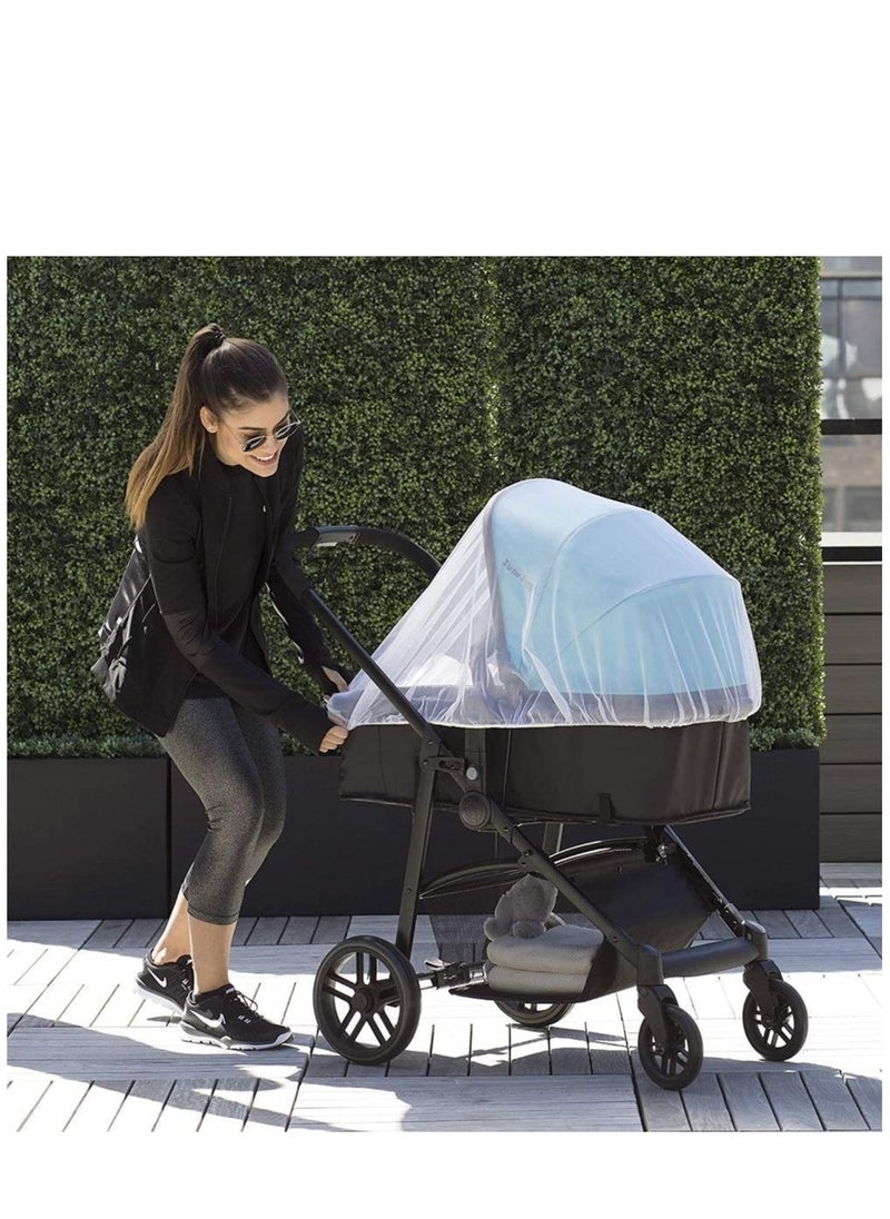 Mosquito Net for Stroller - 2 Pack Durable Baby Stroller Mosquito Net - Perfect Bug Net for Strollers, Bassinets, Cradles, Playards, Portable Mini Crib Odorless & Durable Material