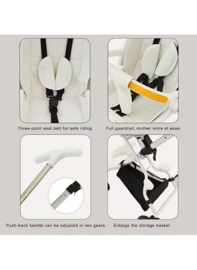 Multi-functional portable 2 in 1 troller poussette bebe stroller for baby, Folding Baby Stroller Travel Pram Light Weight Foldable Carriage