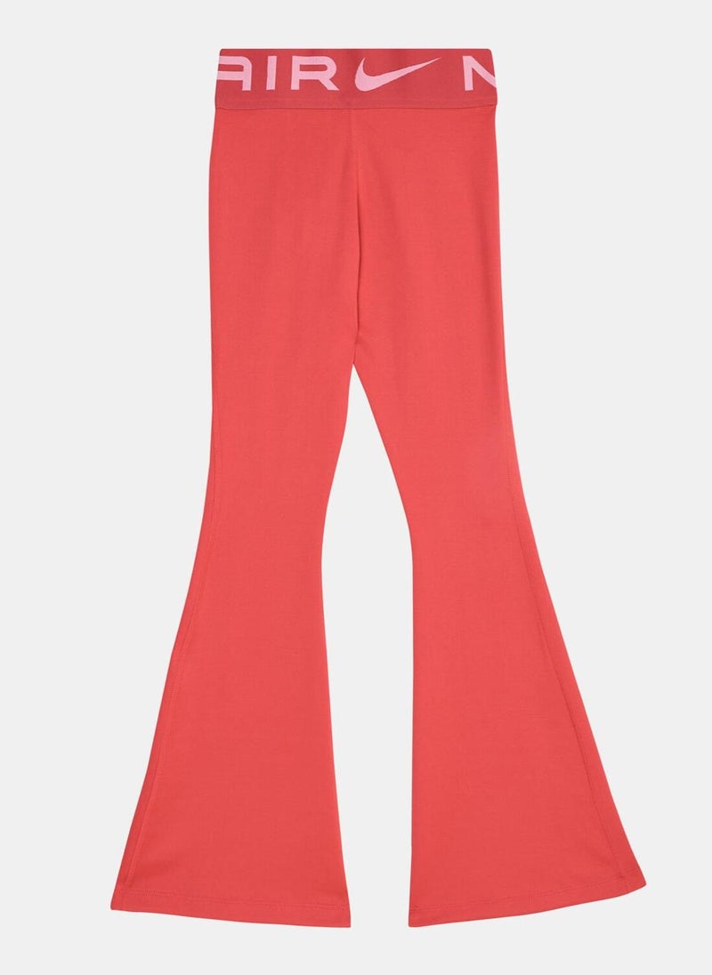 Kids' Sportswear Air Essentials High-Rise Flared Leggings