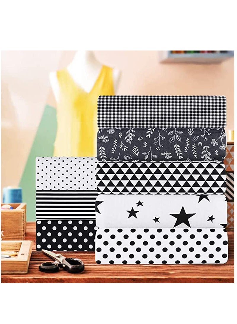 8 Pcs Large 50 x 50 cm Different Pattern Patchwork Fabric Craft Printed TOP Cotton Mixed Bundle Quilting With Flower Pattern Art and Craft Set for Scrapbooking Quilting