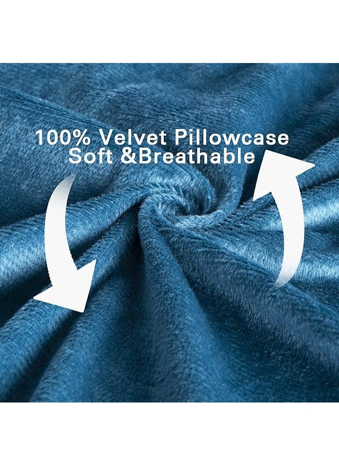 ONENONLY Great Pillows Microfiber Multifunctional G Shaped Pregnancy PillowMaternity Pillow Blue