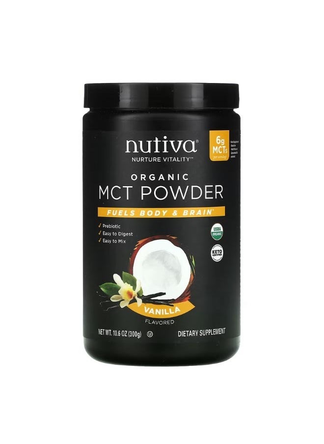 Organic MCT Powder Vanilla 10.6 oz 300 g