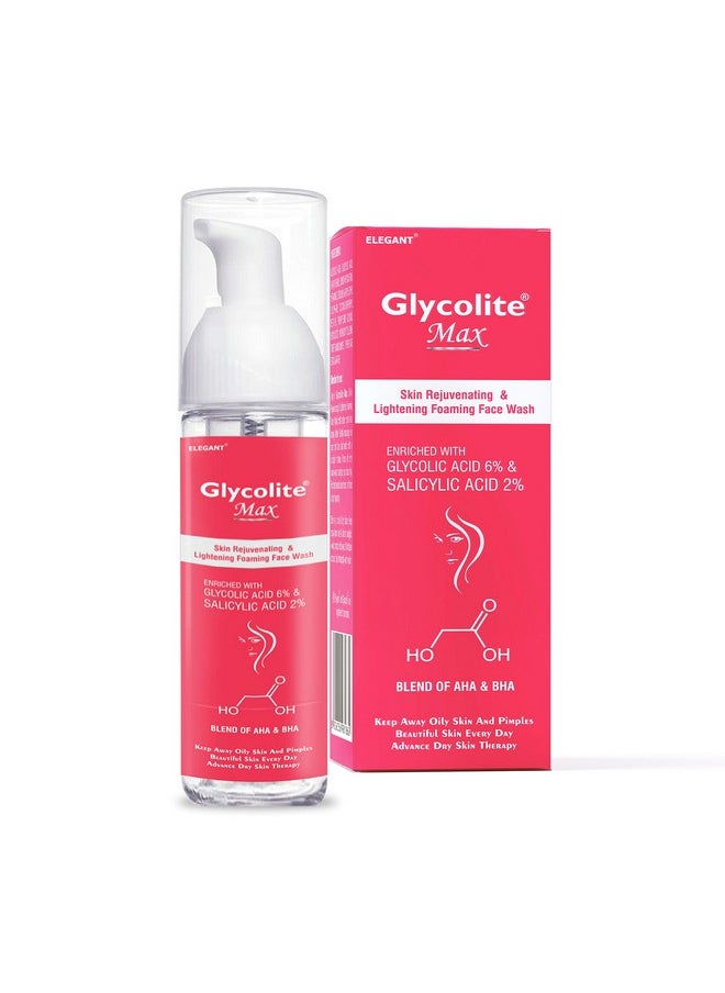 Max Foaming Facewash 60Ml With Glycolic Acid 6%