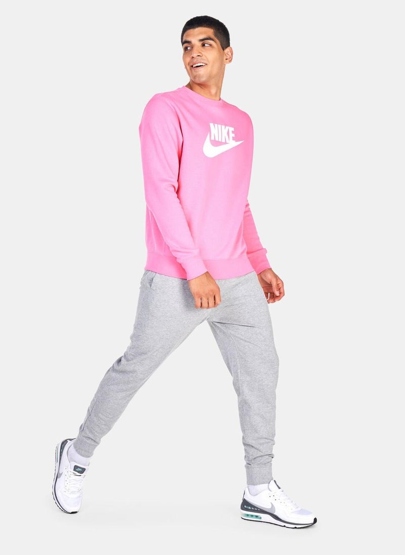 Men's Sportswear Club Fleece Graphic Crew Sweatshirt