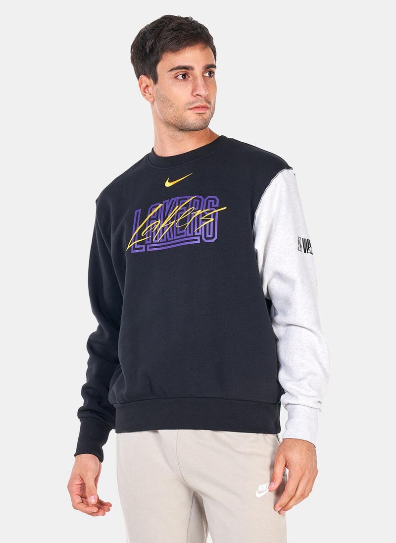 Men’s Los Angeles Lakers Courtside Fleece Sweatshirt