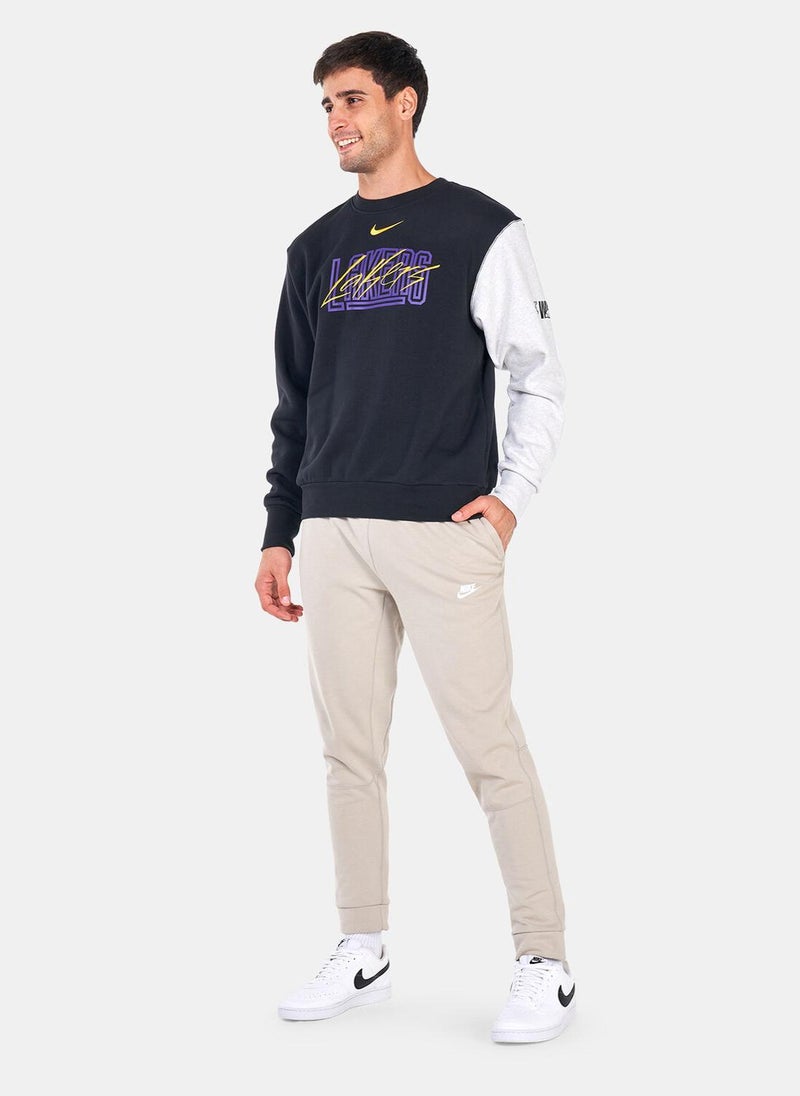 Men’s Los Angeles Lakers Courtside Fleece Sweatshirt