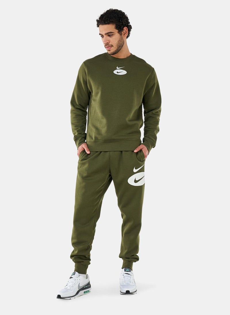 Men's Sportswear Swoosh League Fleece Crew Sweatshirt